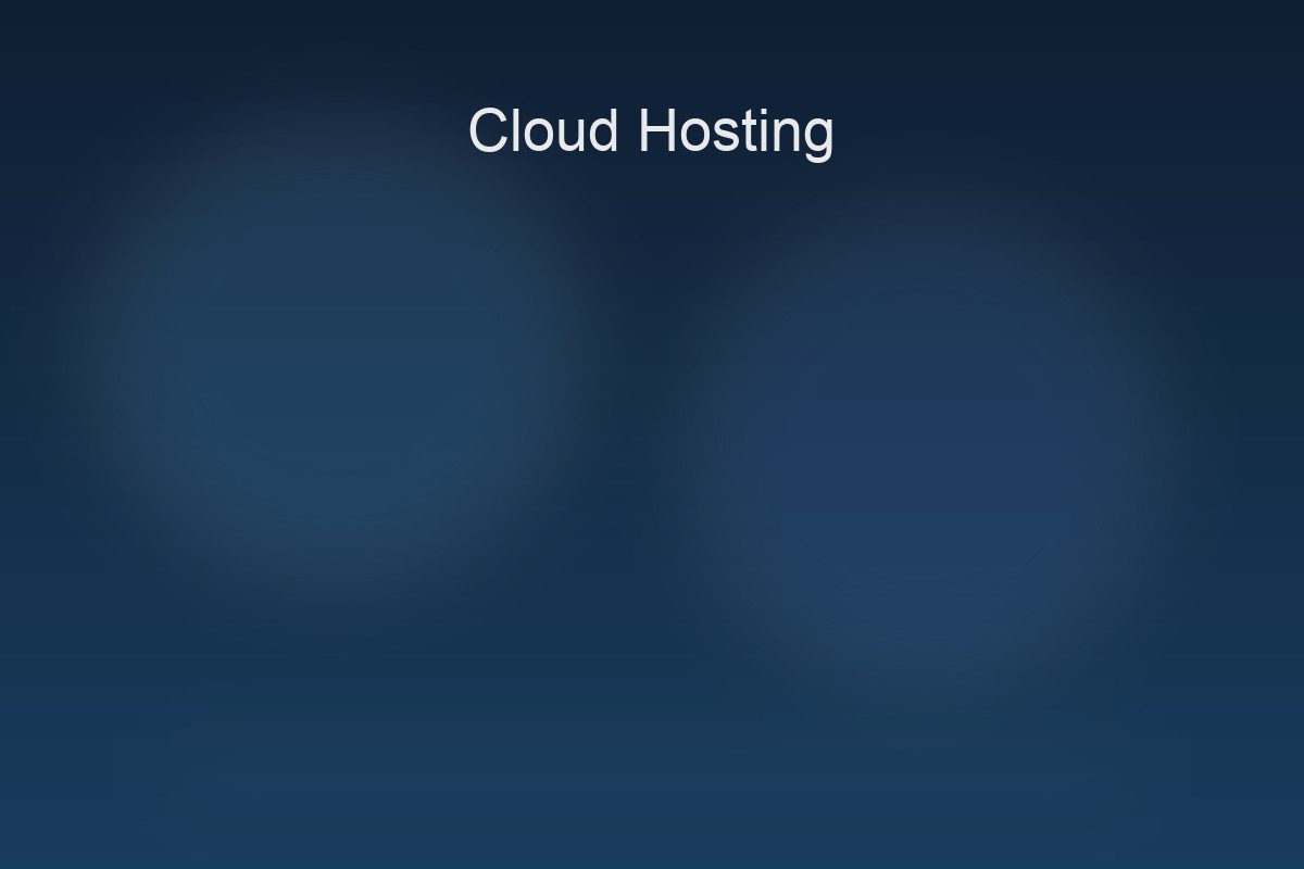Cloud hosting placeholder illustration